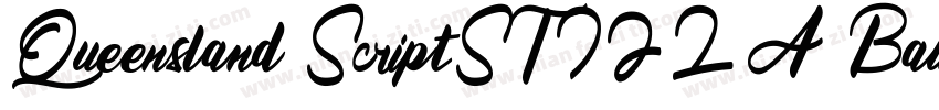 Queensland ScriptSTIJLA Bauhaus lik字体转换